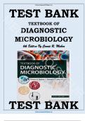 TEST BANK For Textbook Of Diagnostic Microbiology, 6th Edition;9780323613170, By Connie R. Mahon, Chapters 1 - 41 Complete Guide.