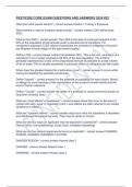 PESTICIDE CORE EXAM QUESTIONS AND ANSWERS 2024 &num;22