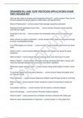 ORNAMENTAL AND TURF PESTICIDE APPLICATORS EXAM 100&percnt; SOLVED &num;27