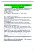 UHC Certification 2024 Questions With Complete  Answers