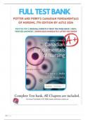 TEST BANK For Canadian Fundamentals of Nursing 7th Edition By Potter and Perry's  All Chapter's 1 - 48  LATEST