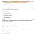 BIOS-255&colon; ANATOMY & PHYSIOLOGY III WITH LAB&comma; CHAPTER 23 THE RESPIRATORY SYSTEM QUESTIONS WITH 100&percnt; CORRECT ANSWERS&vert; GRADED A&plus;