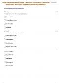 BIOS-255&colon;&vert; BIOS 255 ANATOMY & PHYSIOLOGY III WITH LAB EXERCISE 26 BLOOD EXAM QUESTIONS WITH 100&percnt; CORRECT ANSWERS&vert; GRADED A&plus; 