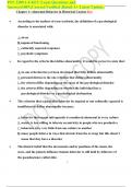 PSY 2200 1-4 KEY Exam Questions and Answers100%Correct/Verified ,Rated A+ Latest Update. 