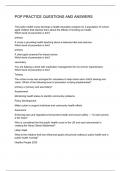 POP PRACTICE QUESTIONS AND ANSWERS