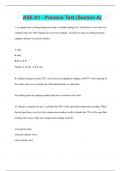ASE A1 - Practice Test (Section A)
