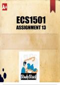 ECS1501 Assignment 13 Solutions
