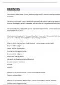 REHS RS &vert; Questions and answers latest update &vert; verified answers