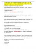 ATI PHARMACOLOGY PROCTOR 2024&sol;2025 FINAL EXAM QUESTIONS AND ANSWERS BRAND NEW LATEST 2024&sol;2025 GRADED A&plus; BEST EXAM FOR NURSING