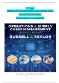 TEST BANK For Operations and Supply Chain Management&comma; 11th Edition by &lpar;Roberta S&period; Russell&comma; 2024&rpar; Verified Chapters 1 - 17&comma; Complete Newest Version
