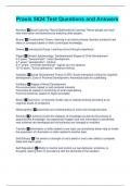 Praxis 5624 Test Questions and Answers