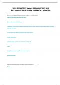 BIOS 255 LATEST Update 2024 ANATOMY AND PHYSIOLOGY III WITH LAB CORRECTLY UPDATED 