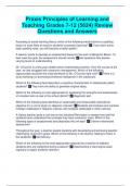 Praxis Principles of Learning and Teaching&colon; Grades 7-12 &lpar;5624&rpar;