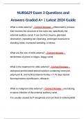 NURS 629/ NURS629 Exam 3 Questions and Answers Graded A+ | Latest 2024 Guide