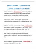NURS 629 Exam 3 Questions and Answers Graded A+ Latest 2024