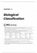 biological classification summary notes with Mastering MCQ's &plus; statement based questions &plus; NCERT exemplar questions &plus;matching type questions all in one with brief explanation