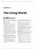 the living world  summary notes  + mastering multiple choice questions + NCERT exemplar question + statement based questions + matching type questions  + assertion and reasons  all in one with brief explanation