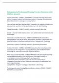 Informatics in Professional Nursing Practice Questions with Verified Answers&comma;100&percnt; CORRECT