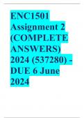 ENC1501 Assignment 2 (COMPLETE ANSWERS) 2024 (537280) - DUE 6 June 2024