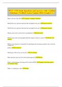 WGU C191 Study Questions and Answers with Certified Solutions &vert; Verified &vert; Latest Update 2024 &vert; Graded A&plus;