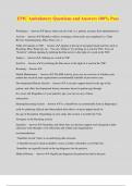 Epic Certification Bundled Exams Questions and Answers 100&percnt; Correct &vert; Verified and Updated 