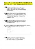 PSYC 3140 EXAM QUESTIONS AND ANSWERS&comma; LATEST UPDATED 2024&sol;2025 GRADED A&plus;