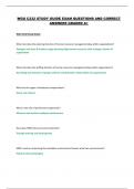 WGU C232 STUDY GUIDE EXAM QUESTIONS AND CORRECT ANSWERS GRADED A&plus; 