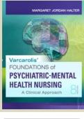 Test bank Varcarolis' Foundations of Psychiatric-Mental Health Nursing: A Clinical Approach 8th Edition Test Bank by Margaret Jordan Halter - Chapter 1-36 | Complete Guide 2022