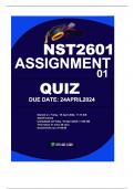 NST2601 ASSIGNMENT 1 DUE 24 APRIL 2024 50 MCQ WELL ANSWERED