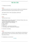 NR 326  bundle CMS  &comma; CMS Exam GRADED A&plus; &lpar;ACTUAL EXAM &rpar; Questions and Answers &lpar;Solved&rpar; &vert; Updated 2024 &vert; 