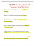 CON 3910 Practice Exam 1 Questions with 100&percnt; Correct Answers &vert; Latest Version 2024 &vert; Expert Verified &vert; Ace the Test