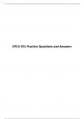 CPCU 551 Practice Questions and Answers