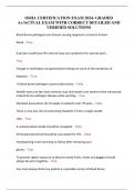 OSHA CERTIFICATION EXAM 2024- GRADED A&plus;&sol;ACTUAL EXAM WITH CORRECT DETAILED AND VERIFIED SOLUTIONS