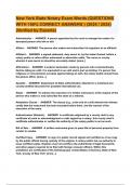New York State Notary Exam Words &lpar;QUESTIONS WITH 100&percnt; CORRECT ANSWERS &rpar; &lpar;2024 &sol; 2025&rpar; &lpar;Verified by Experts&rpar;