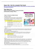 Test Bank for Wong s Nursing Care of infants and Children 11th Edition by Hockenberry with complete solution