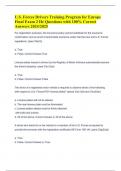 U&period;S&period; Forces Drivers Training Program for Europe Final Exam 2 He Questions with 100&percnt; Correct Answers 2024&sol;2025