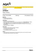 2023 AQA A-level GERMAN 7662/2 Paper 2 Writing Question Paper & Mark scheme (Merged) June 2023 [VERIFIED]