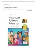 Test Bank For Advanced Pediatric Assessment 3rd Edition By Ellen M. Chiocca, 9780826150110 Chapter 1-26 Complete Guide .