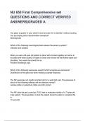 NU 650 Final Comprehensive set QUESTIONS AND CORRECT VERIFIED ANSWERS&lowbar;GRADED A