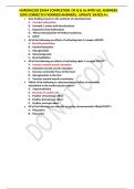 NURSING203 EXAM COMPLETION  OF Q & As WITH ALL ANSWERS 100% CORRECTLY/VERIFIED ANSWERS,  UPDATE  RATED A+.