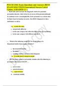 PSYCH 2301 Exam Questions and Answers BEST EXAM SOLUTION&comma;Guaranteed Success Latest Update&comma; GRADED A&plus;&period;