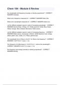Chem 104 - Module 6 Review with complete solution