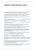 NIMS&sol;700 EXAM QUIZZES & ANS&excl;&excl;