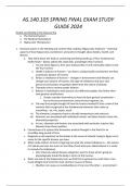 AS&period;140&period;105 SPRING FINAL EXAM STUDY GUIDE 2024
