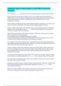 Tennessee State Exam Practice &vert;&vert; with 100&percnt; Error-free Answers&period;