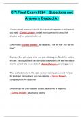 CPI Final Exam 2024 | Questions and Answers Graded A+