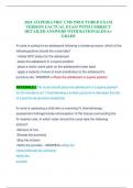 2024 ATI PEDIATRIC CMS PROCTORED EXAM VERSION 1&sol;ACTUAL EXAM WITH CORRECT DETAILED ANSWERS WITH RATIONALES&sol;A&plus; GRADE