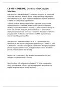 CD 450 MIDTERM 2 Questions with Complete Solutions