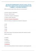 NR 546 PSYCHOPHARMACOLOGY FINAL EXAM PRACTICE 2024/ACTUAL EXAM QUESTIONS AND CORRECT ANSWERS GRADED A 