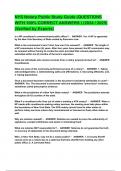 NYS Notary Public Study Guide &lpar;QUESTIONS WITH 100&percnt; CORRECT ANSWERS &rpar; &lpar;2024 &sol; 2025&rpar; &lpar;Verified by Experts&rpar;